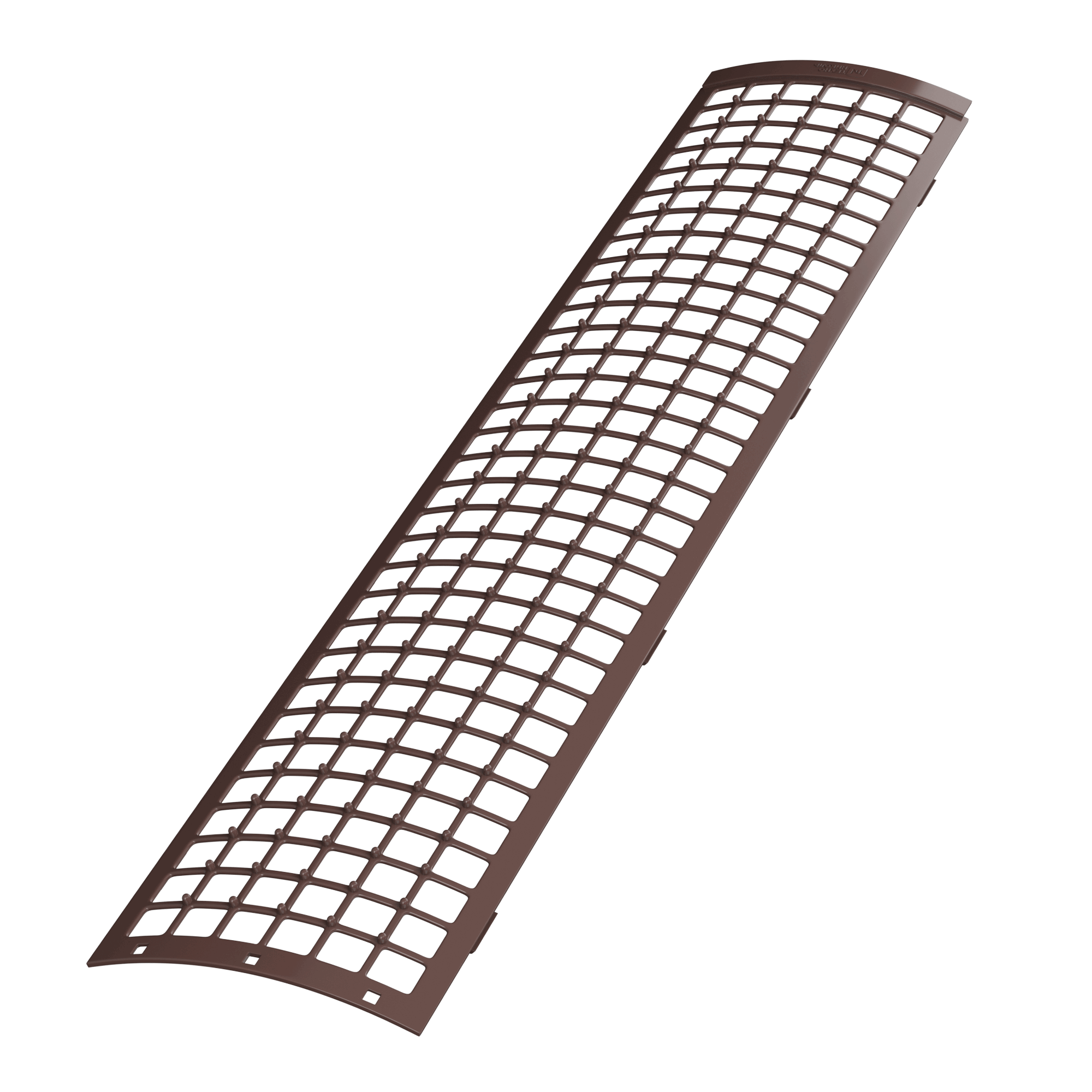 ТН ПВХ решетка желоба защитная (0,6 пог.м), коричневый, RAL 8016 (код 386162/128265)