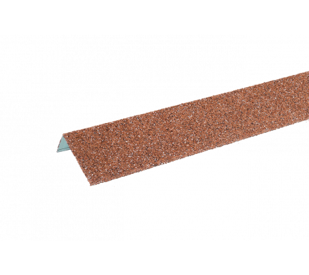 HAUBERK Наличник оконный металлический (красный) 50х100х1250 (код 599699) ОСТАТКИ