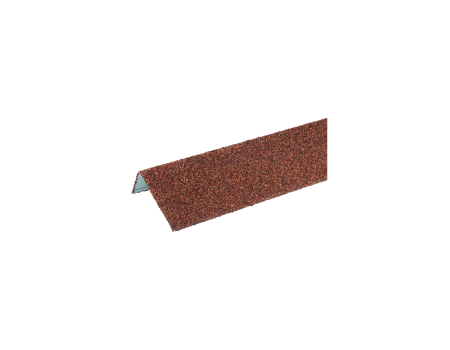HAUBERK Наличник оконный металлический (терракотовый) 50х100х1250 (код 543217)