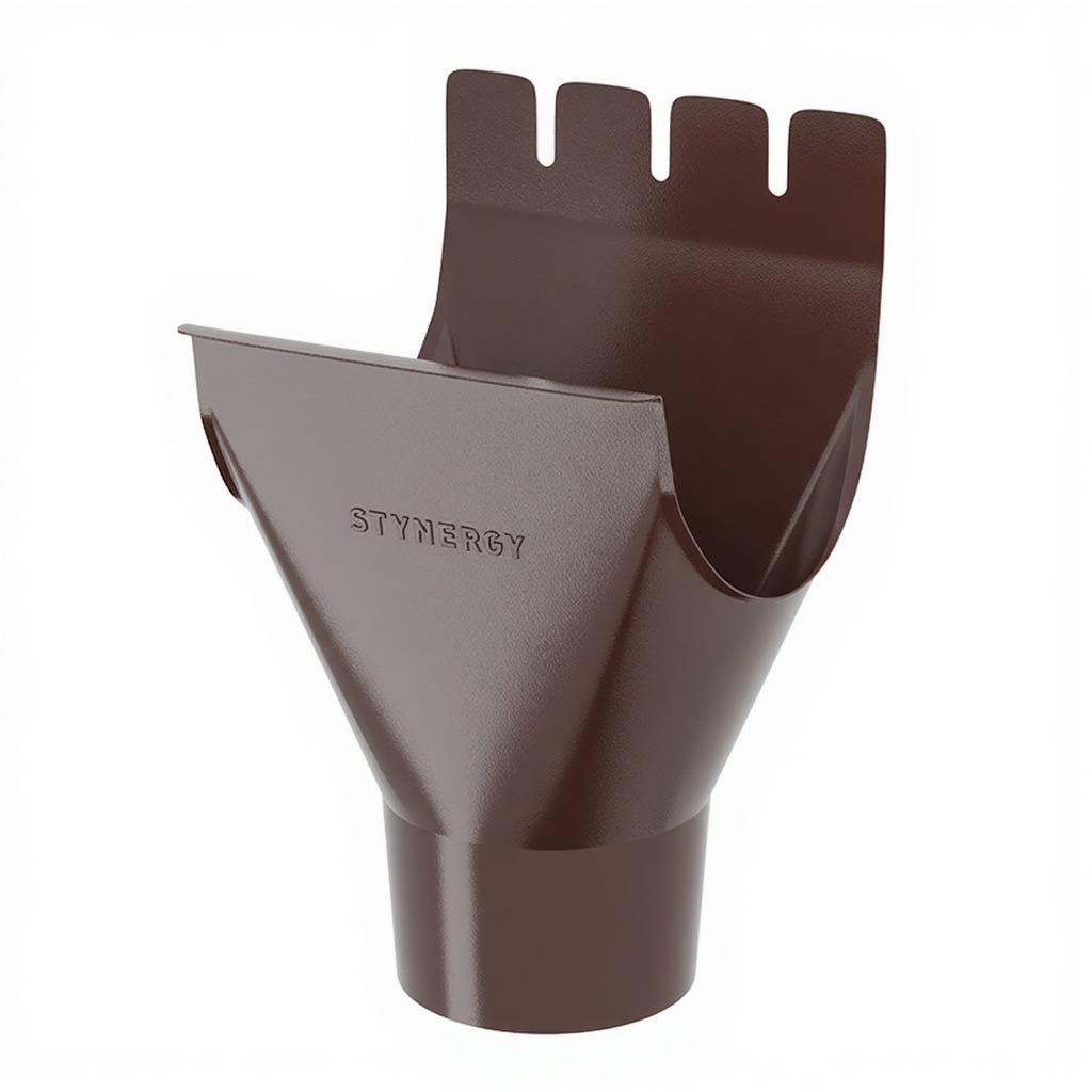Воронка желоба D125х90 Stynergy (ПЭ-01-8017 Шоколад.-коричневый-0,5)