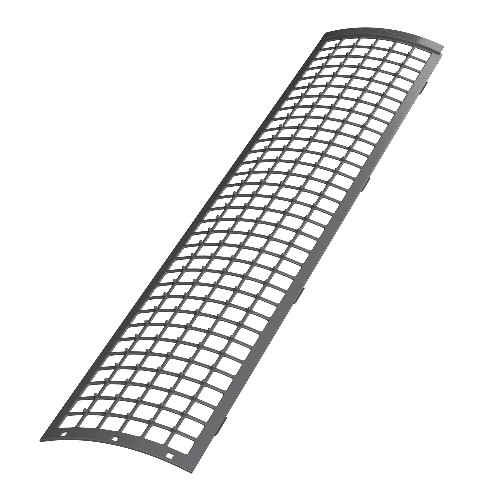 ТН ПВХ решетка желоба защитная (0,6 пог.м), серый, RAL7024 (код 425662/128286)
