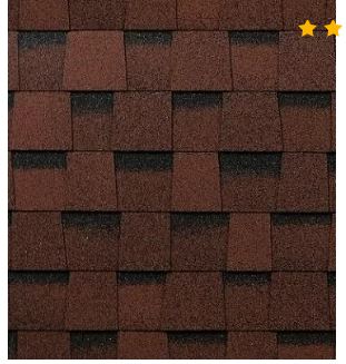 Гибкая черепица SHINGLAS Фазенда красный, уп.2,6м2 (код 678539)