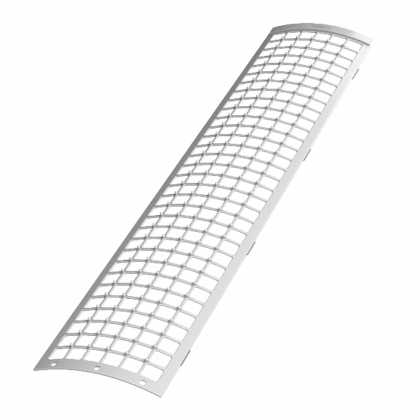 ТН ПВХ решетка желоба защитная (0,6 пог.м), белый, RAL 9016 (код 386161/128244)
