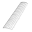 ТН ПВХ решетка желоба защитная (0,6 пог.м), белый, RAL 9016 (код 386161/128244) ТН ПВХ решетка желоба защитная (0,6 пог.м), белый, RAL 9016 (код 386161/128244)