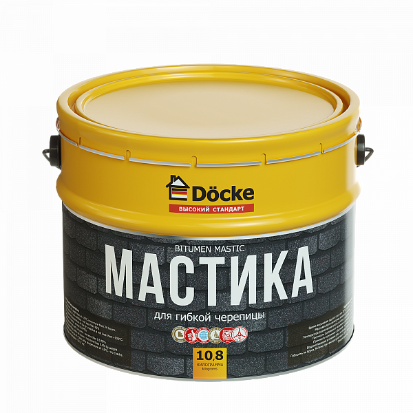 Мастика Docke, 10л (10,8 кг) Мастика Docke, 10л (10,8 кг)