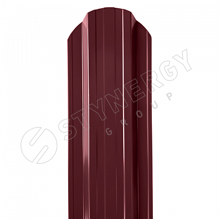 Штакетник П-образный фигурный Stynergy (ПЭ-01-3005 Винно-красный-0,45)