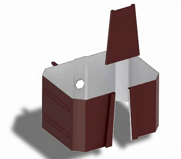 БЮДЖЕТ Держатель трубы (саморез) (ПЭ-01-3005-0,5)