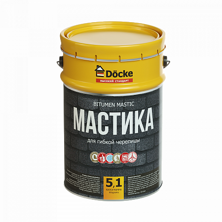 Мастика Docke, 5л (5,1 кг) 