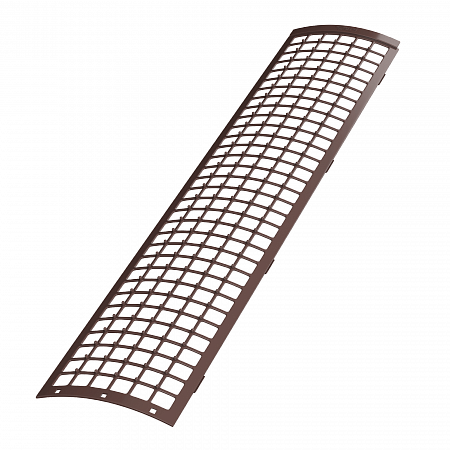 ТН ПВХ решетка желоба защитная (0,6 пог.м), коричневый, RAL 8016 (код 386162/128265) ТН ПВХ решетка желоба защитная (0,6 пог.м), коричневый, RAL 8016 (код 386162/128265)